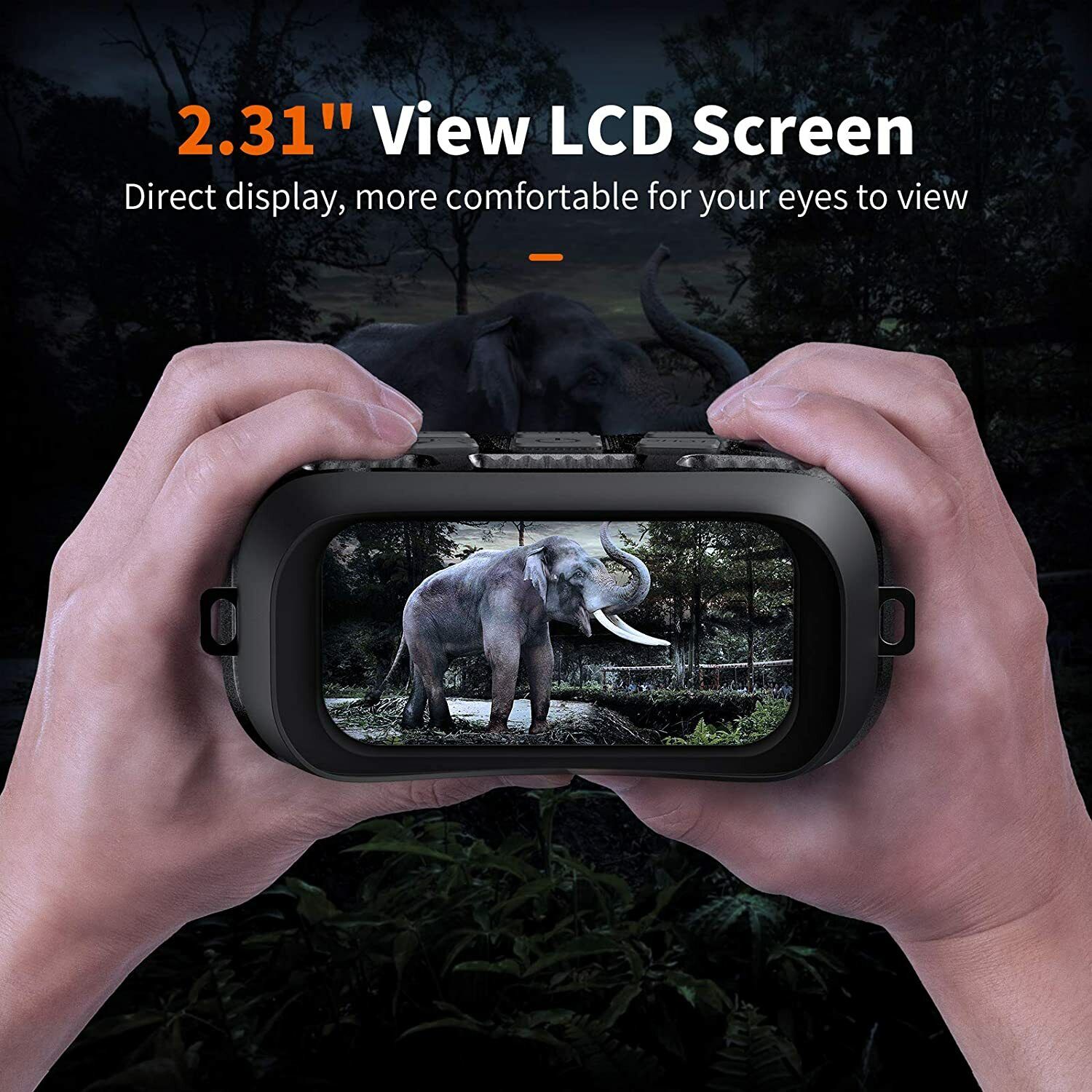 Image 3 - HD Video Digital Zoom Night Vision Infrared Hunting Binoculars Scope IR Camera