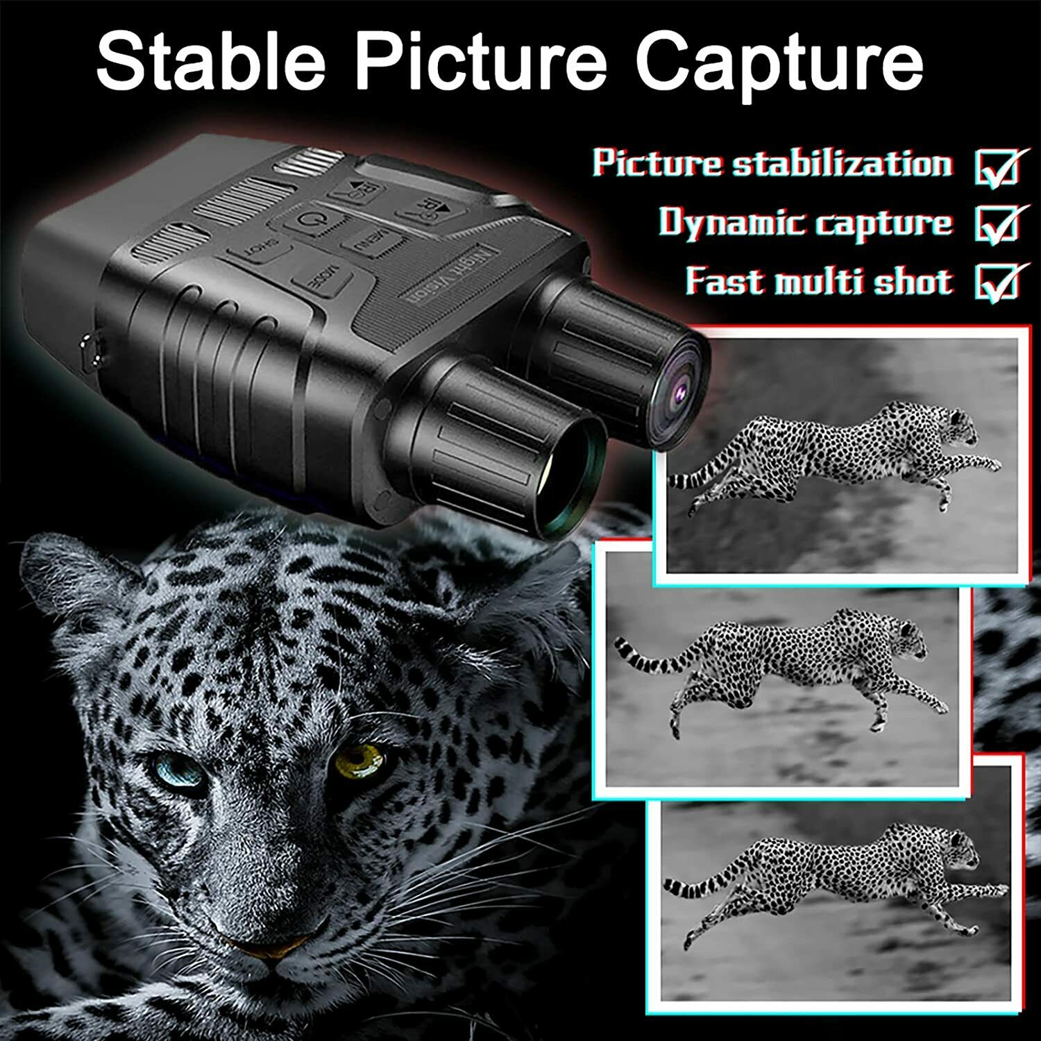 Image 7 - HD Video Digital Zoom Night Vision Infrared Hunting Binoculars Scope IR Camera