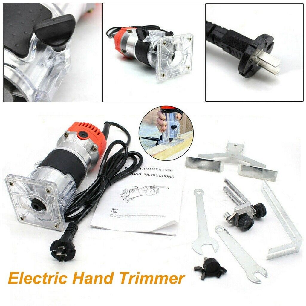 Image 21 - 110V Hand Electric Trimmer Palm Router Laminate Joiners Wood working Cuting 800W