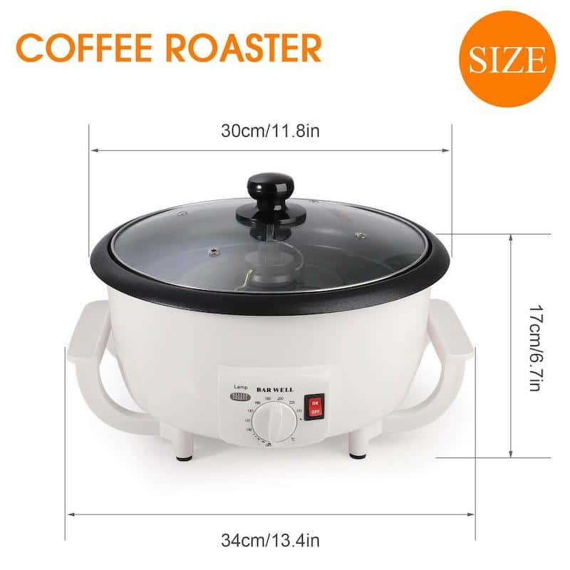 coffee roaster dimensions
